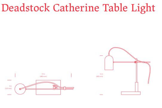Lampe de table Catherine par Castor