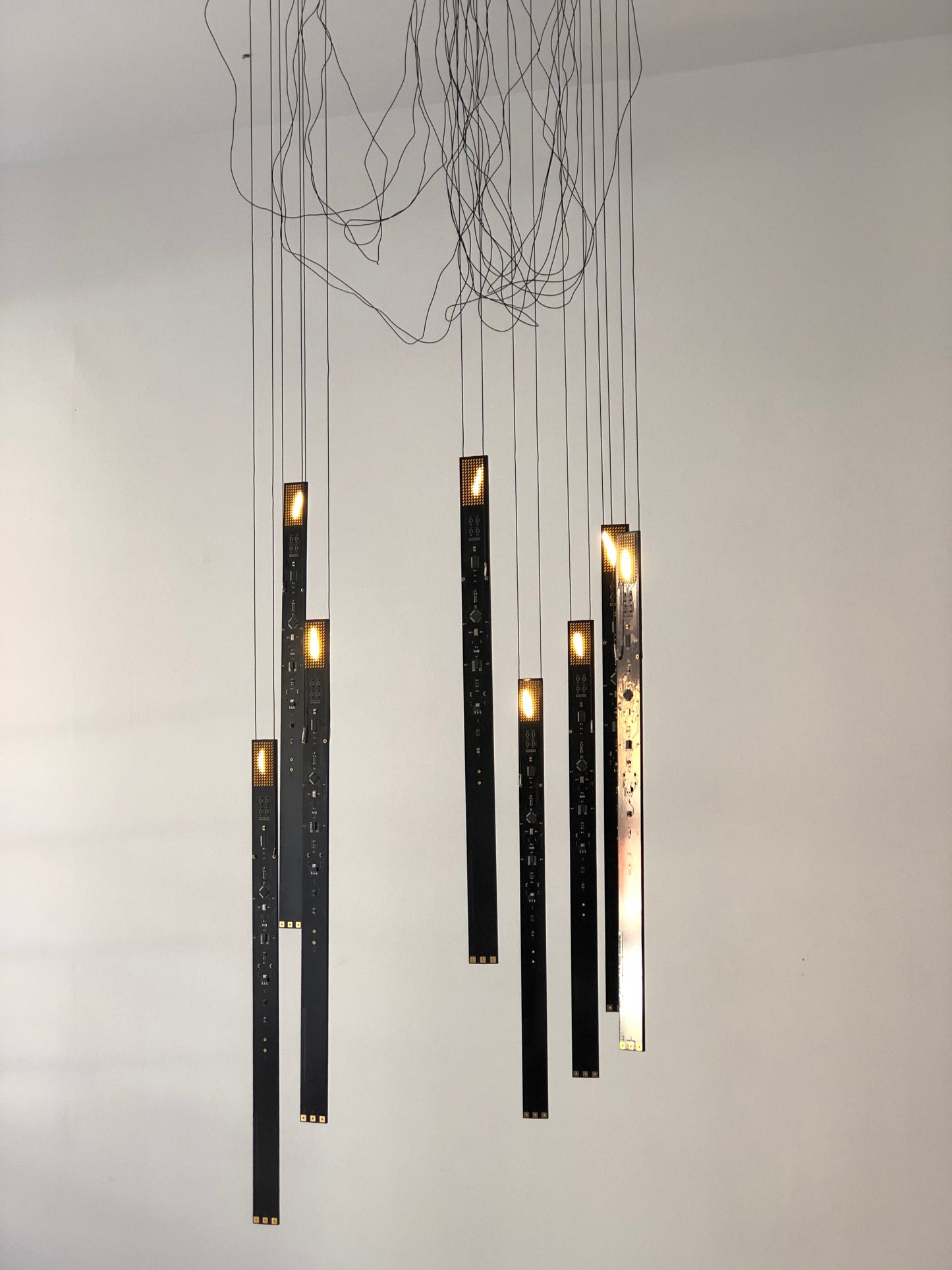 Flying Flame chandelier by Ingo Maurer