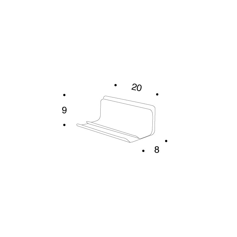 Ventotene desk organizer by Enzo Mari