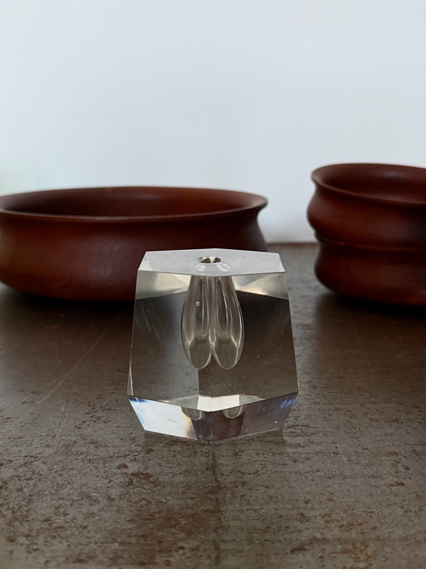 Faceted soliflore vase by Timo Sarpaneva for Iittala