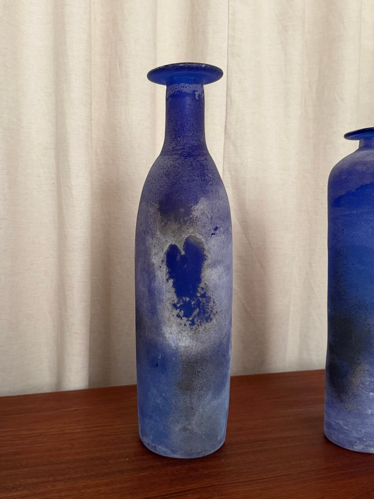 Set of 6 Scavo vases by Cenedese