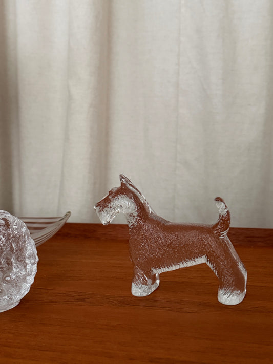 Crystal Schnauzer by Kosta Boda