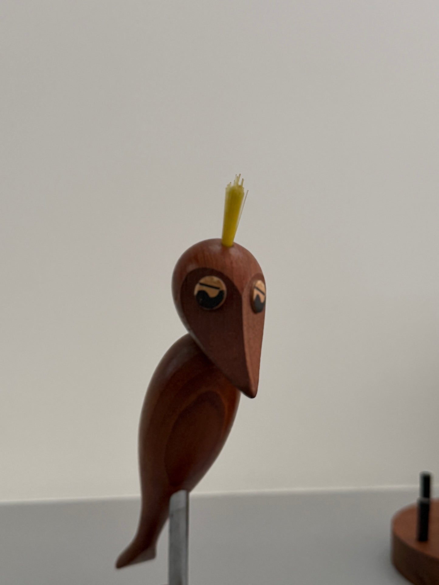 Teak bar tools in shape of a bird