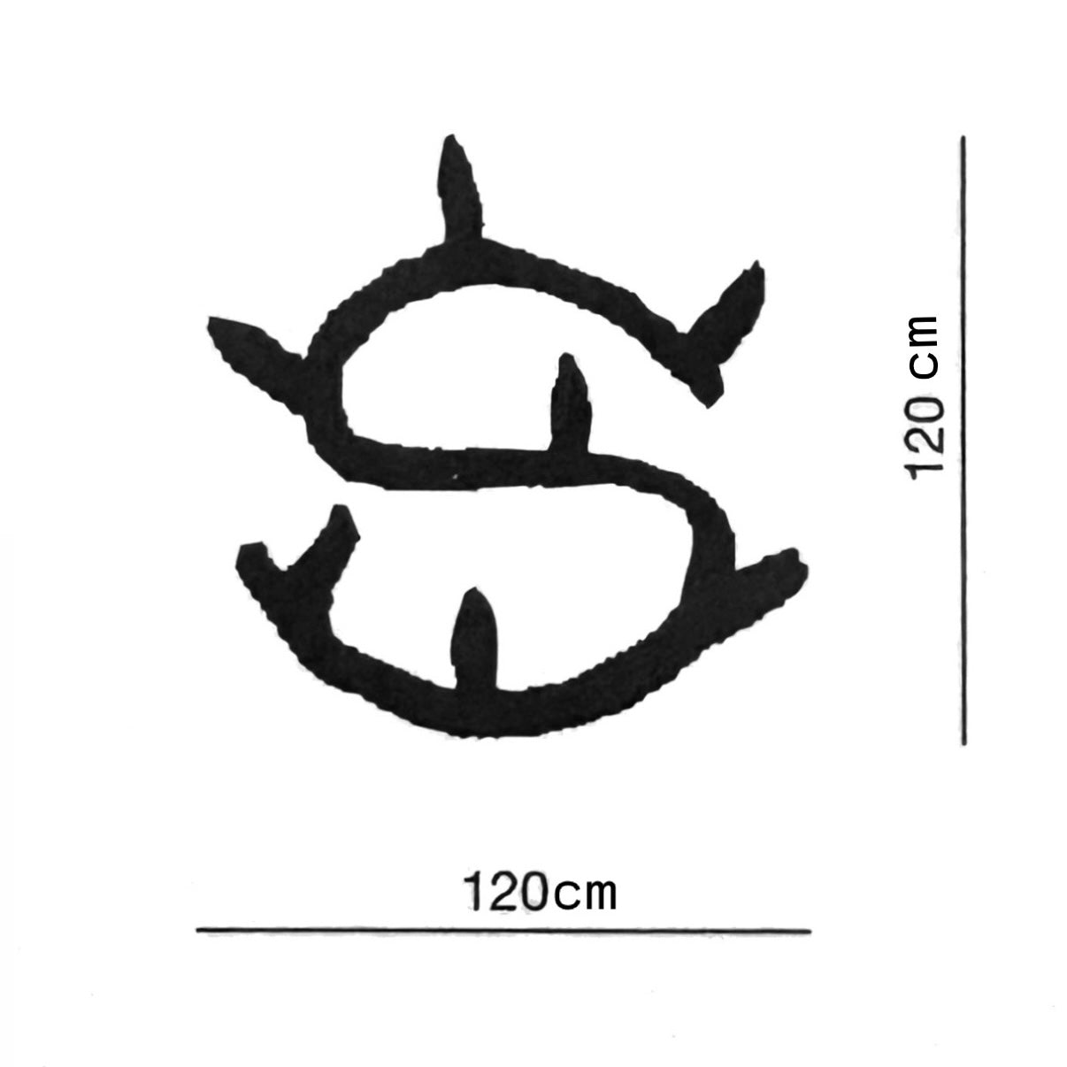 Bookworm shelf by Ron Arad for Kartell