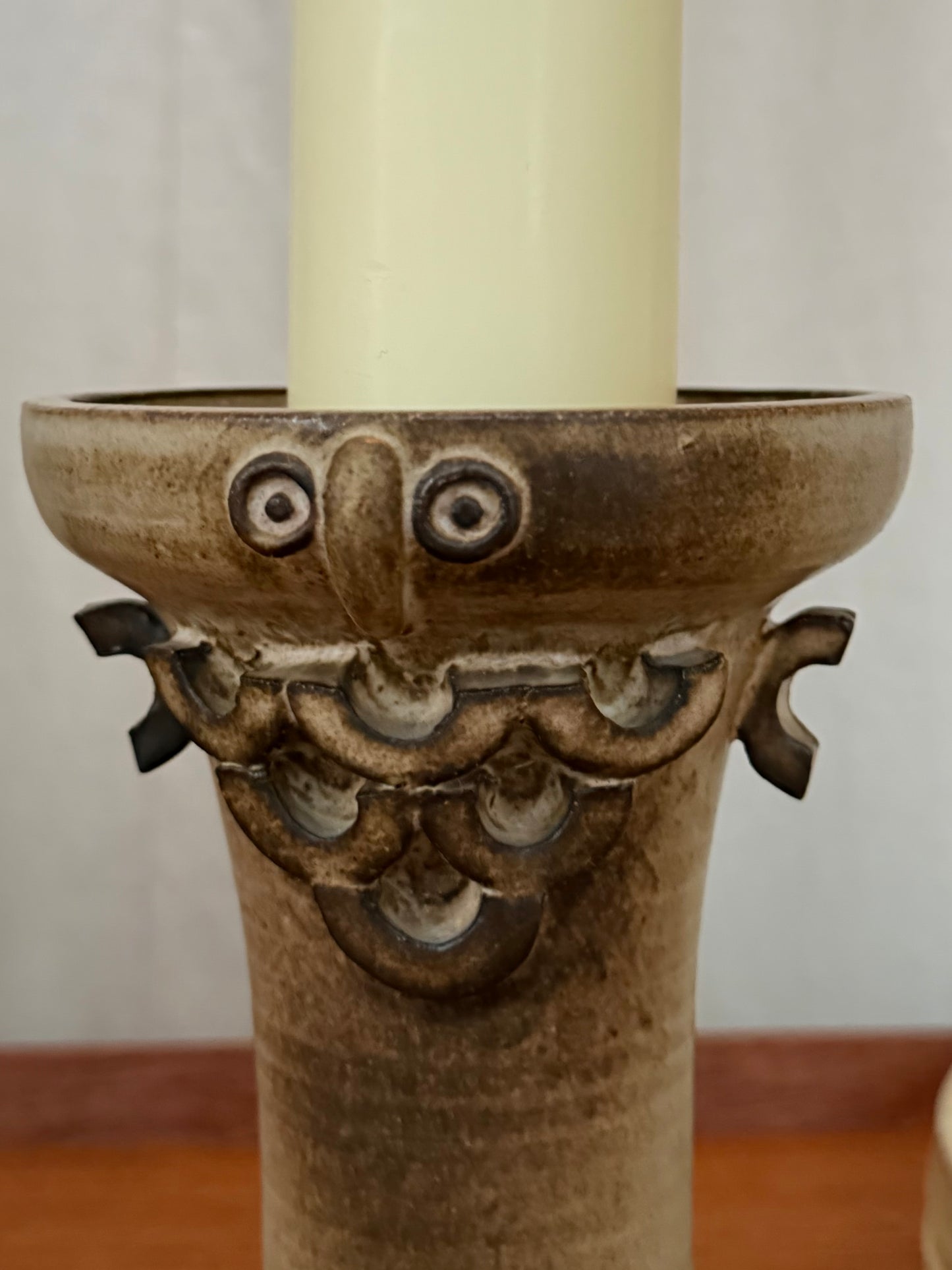 Ceramic candleholder by Eva and Milan Lapka