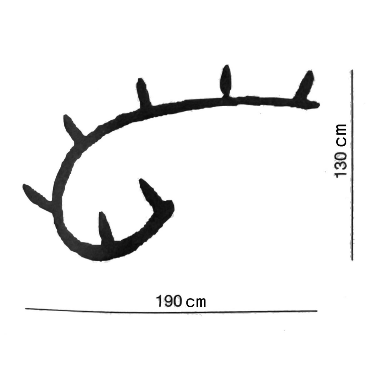 Bookworm shelf by Ron Arad for Kartell