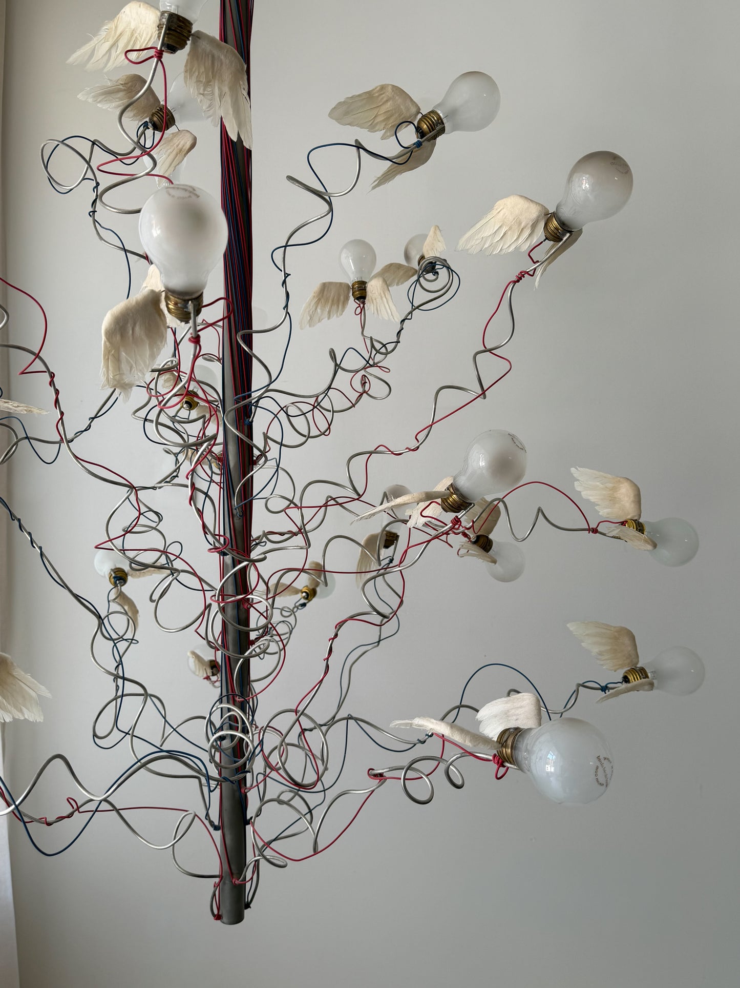 Birds, Birds, Birds hanging lamp by Ingo Maurer