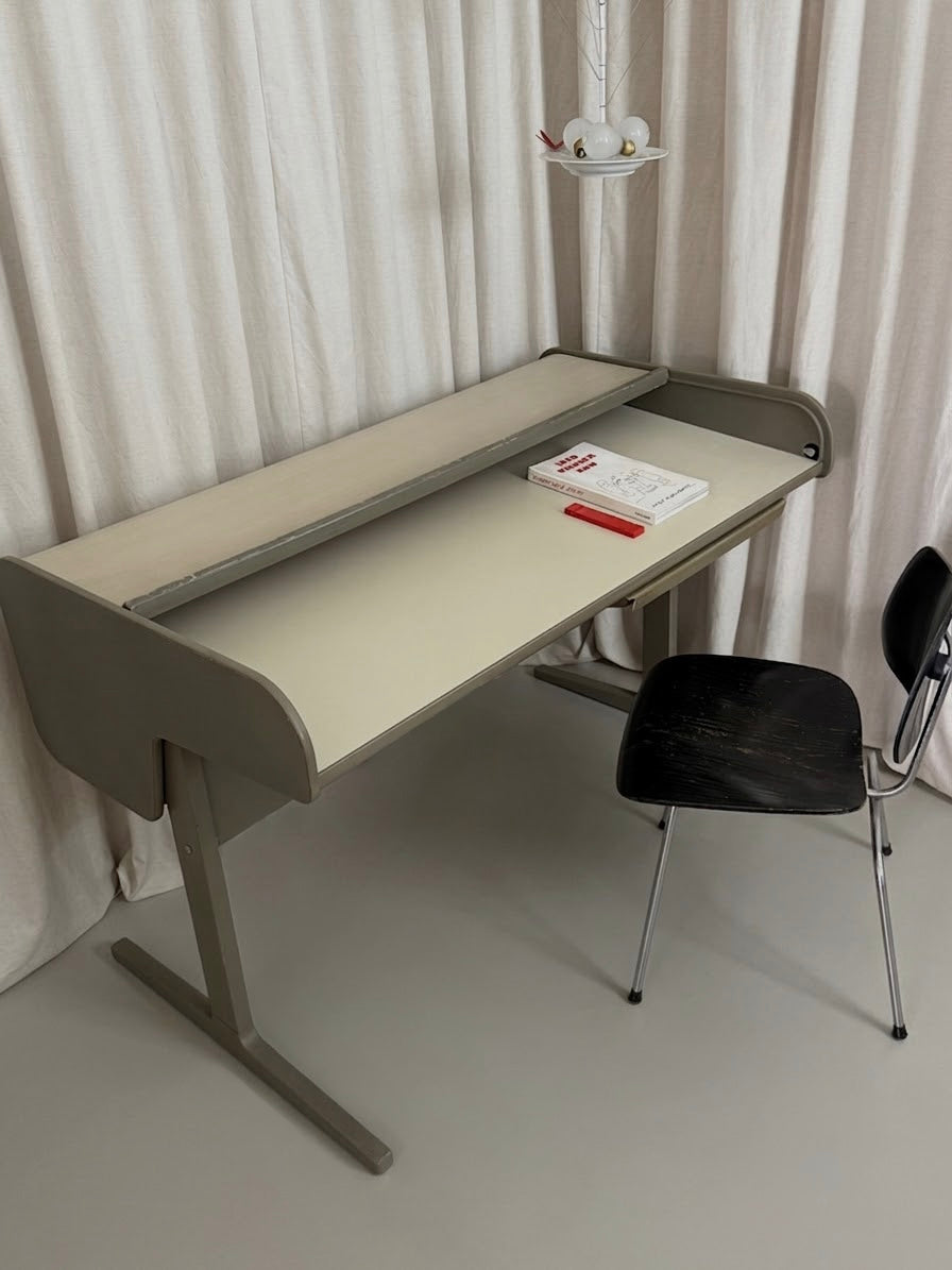 Action office roll top desk by George Nelson for Herman Miller