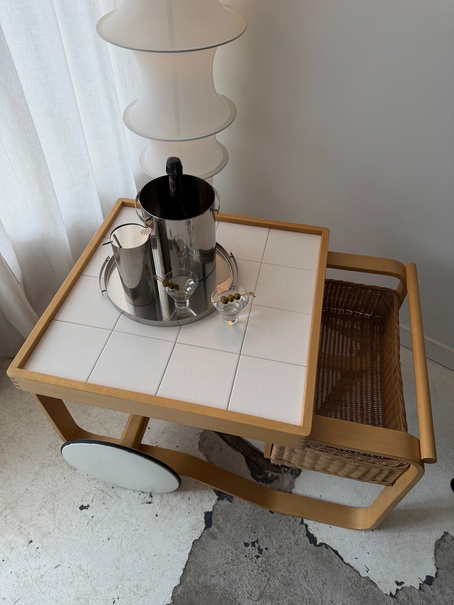 Chariot à thé 900 par Alvar Aalto pour Artek