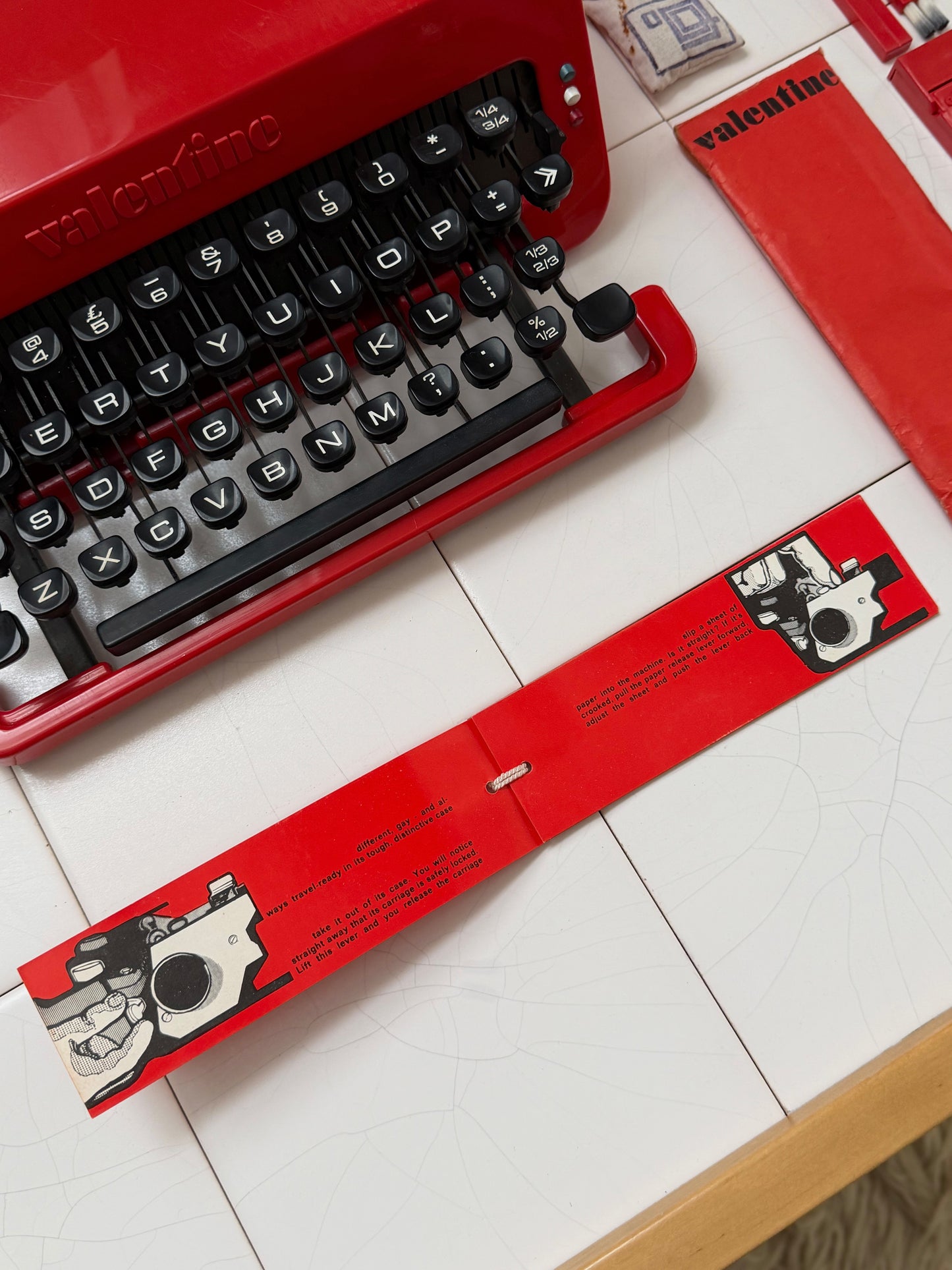 Valentine Typewriter by Ettore Sottsass for Olivetti