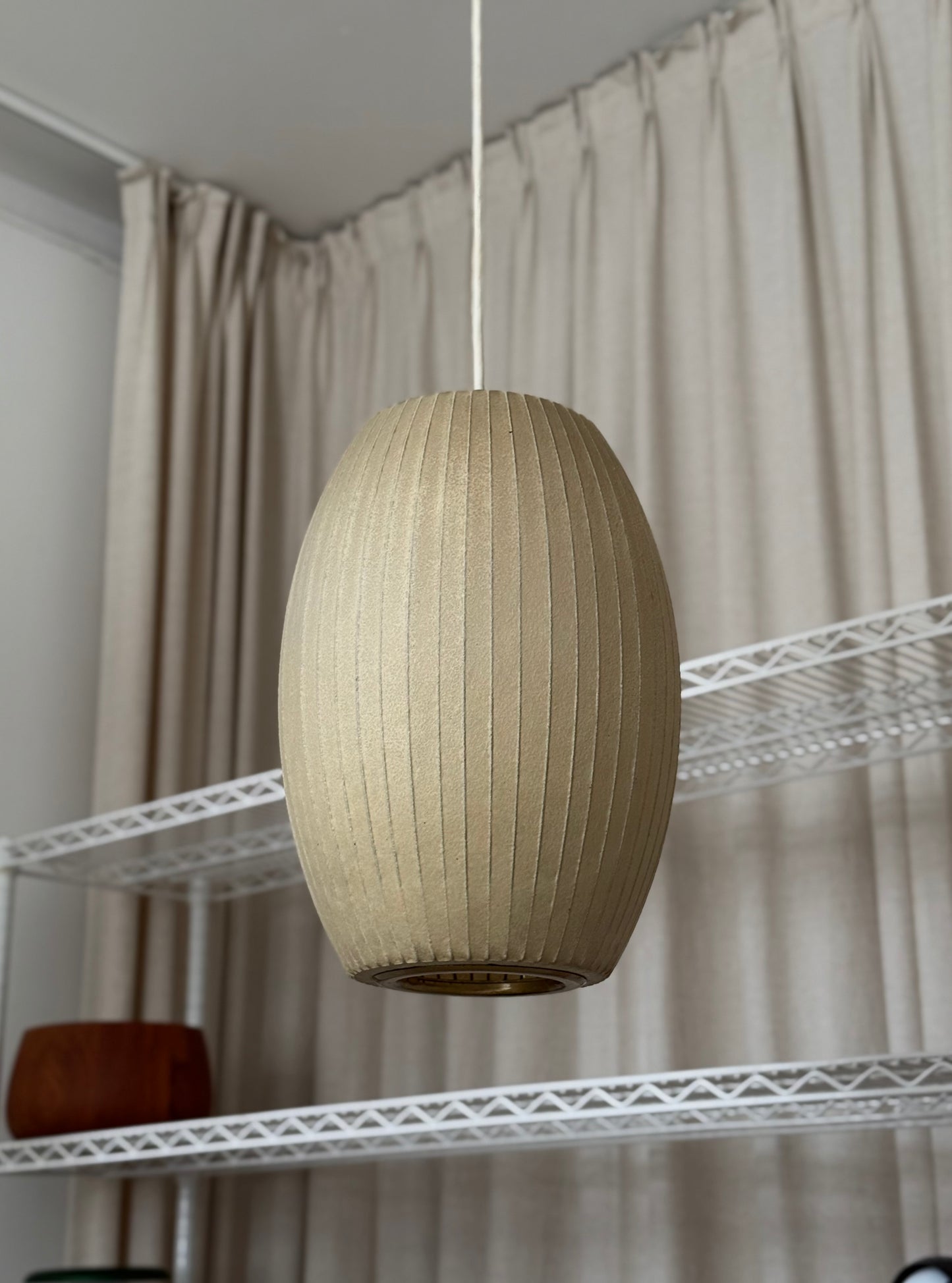 Lampe à bulles de cigare Nelson par George Nelson pour Howard Miller