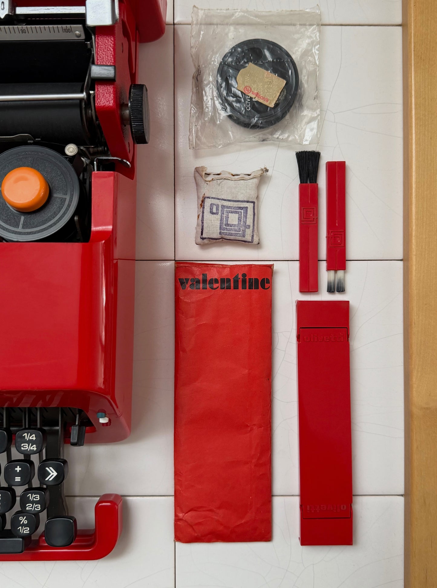 Valentine Typewriter by Ettore Sottsass for Olivetti