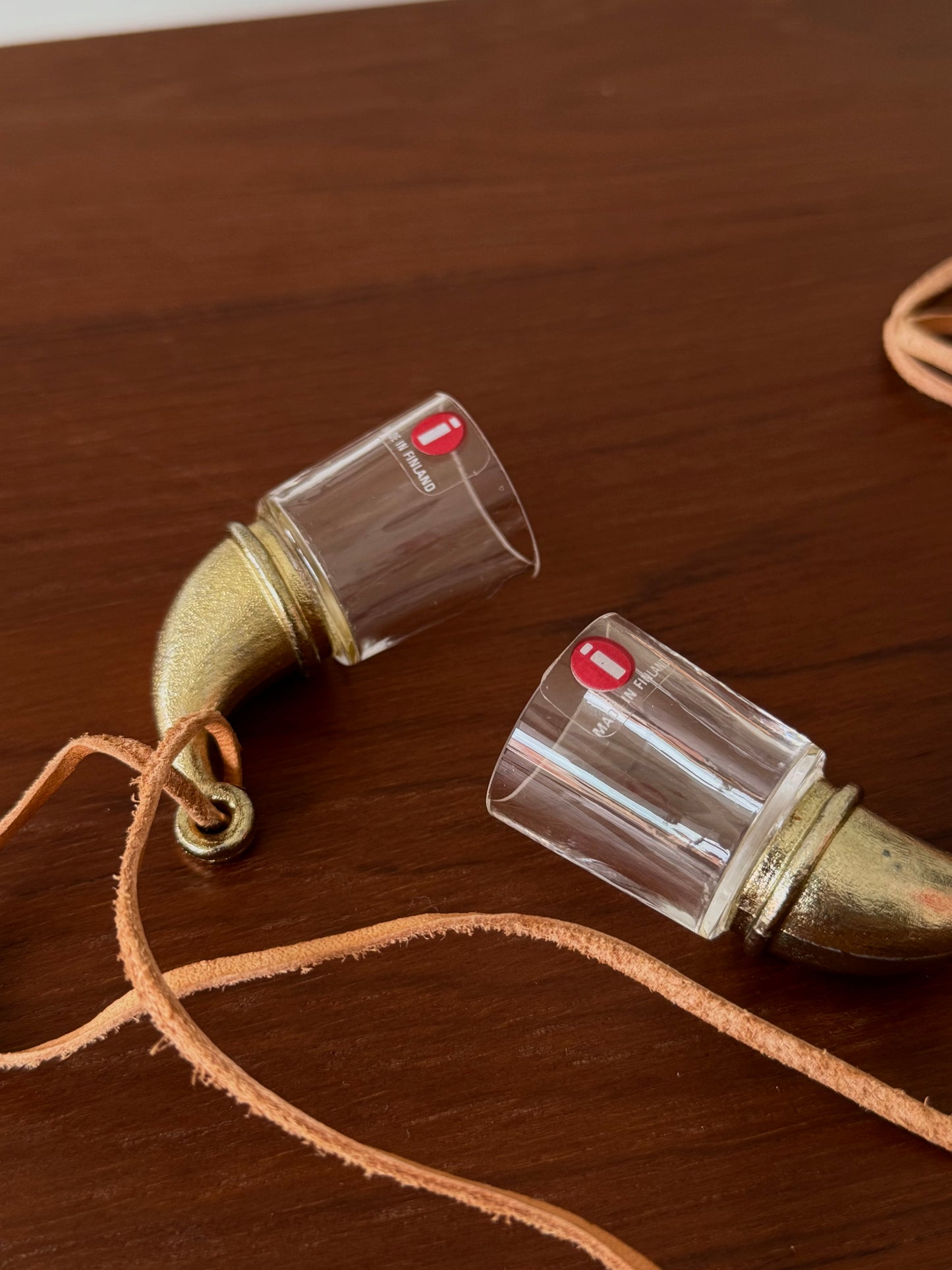 Wearable shot glass by Valto Kokko for Iittala