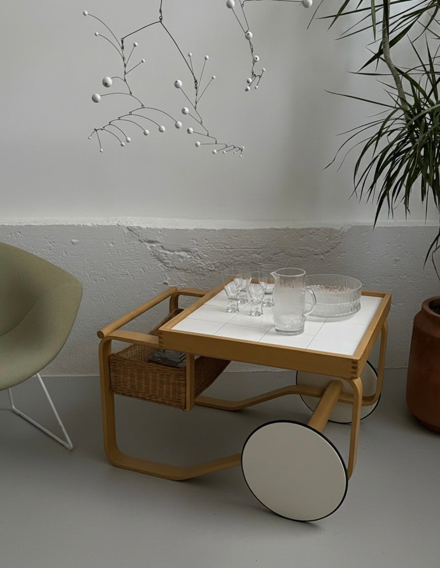 Tea Trolley 900 by Alvar Aalto for Artek