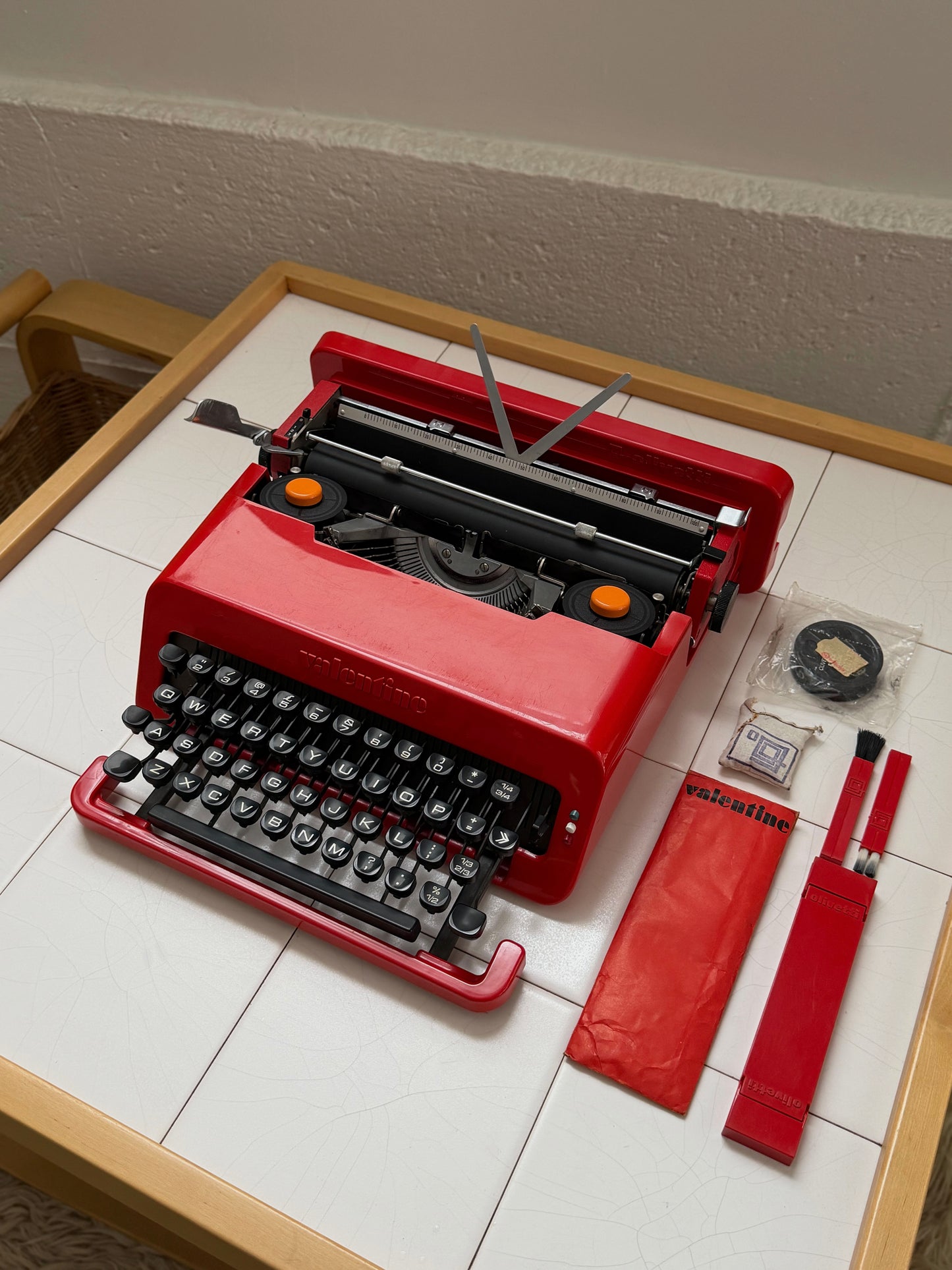 Valentine Typewriter by Ettore Sottsass for Olivetti