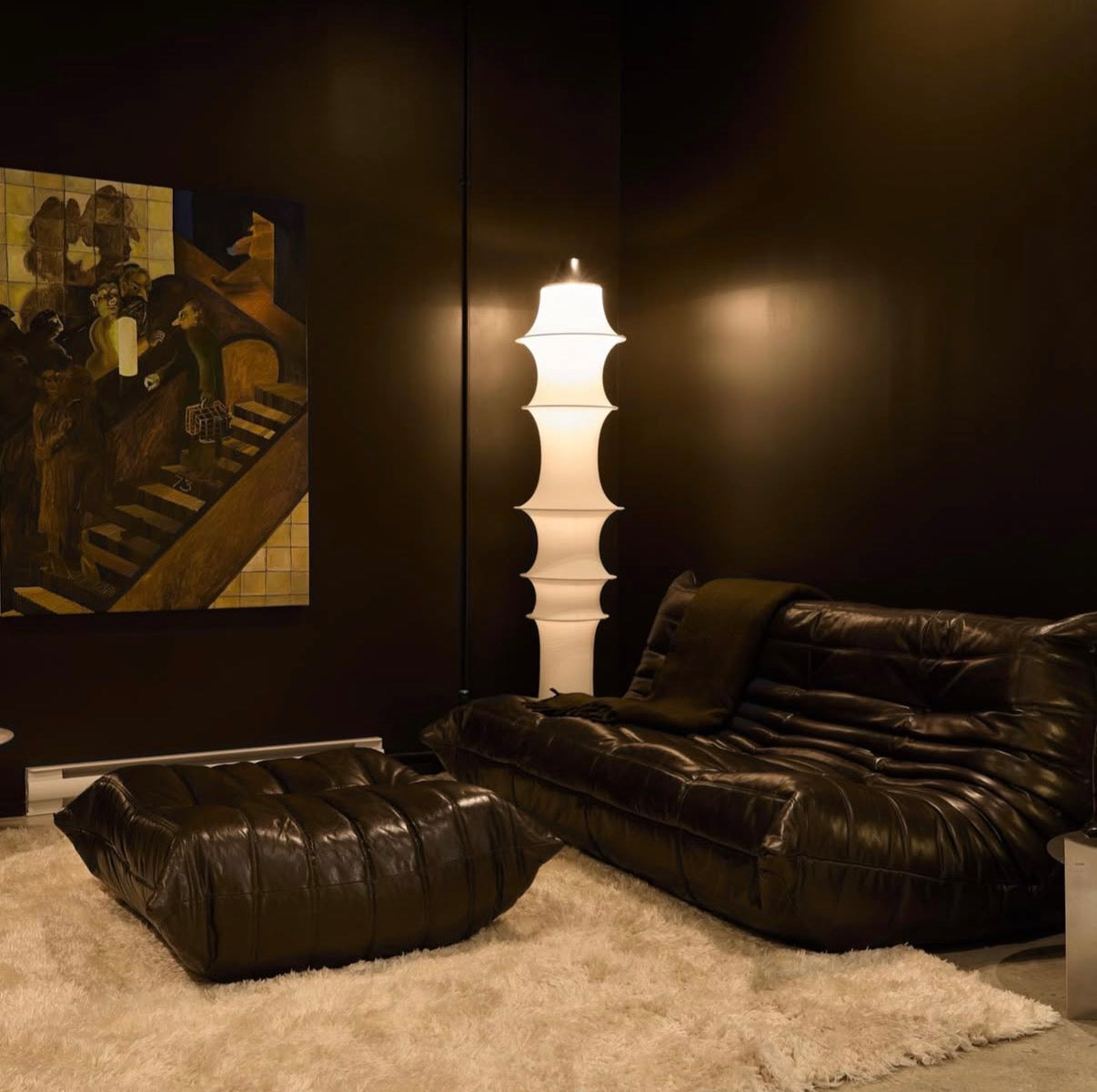 Falkland floor lamp by Bruno Munari