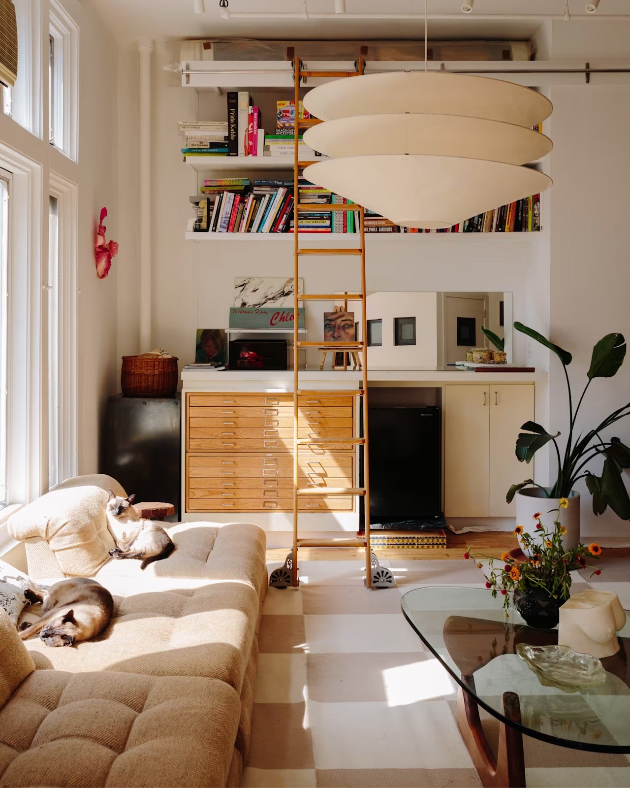 Lampe suspendue flottante