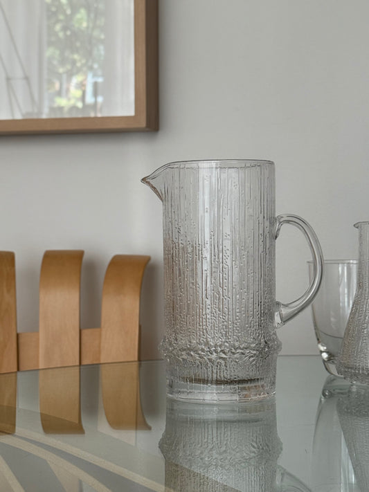 Crystal pitcher by Tapio Wirkkala for Iittala