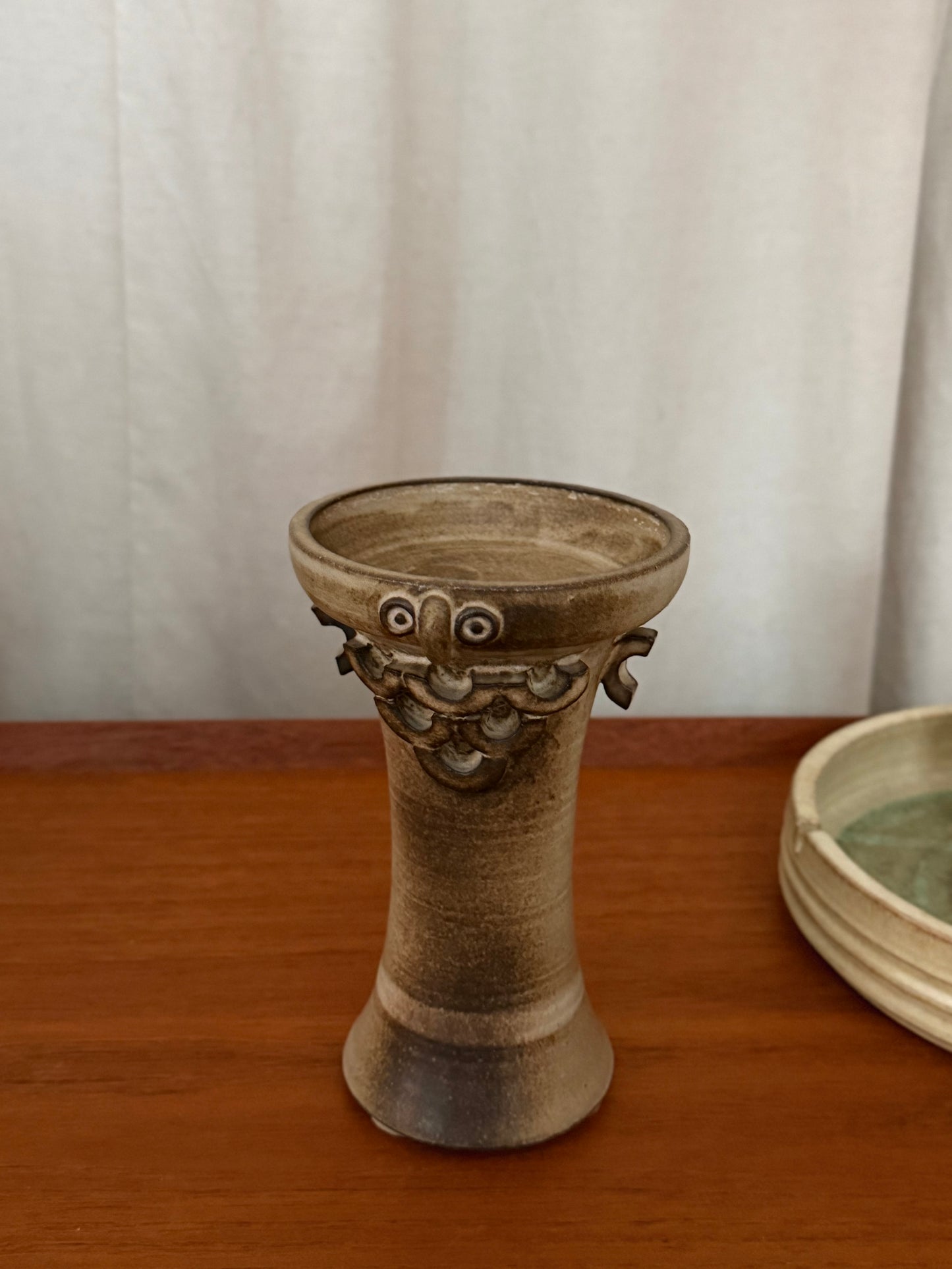 Ceramic candleholder by Eva and Milan Lapka