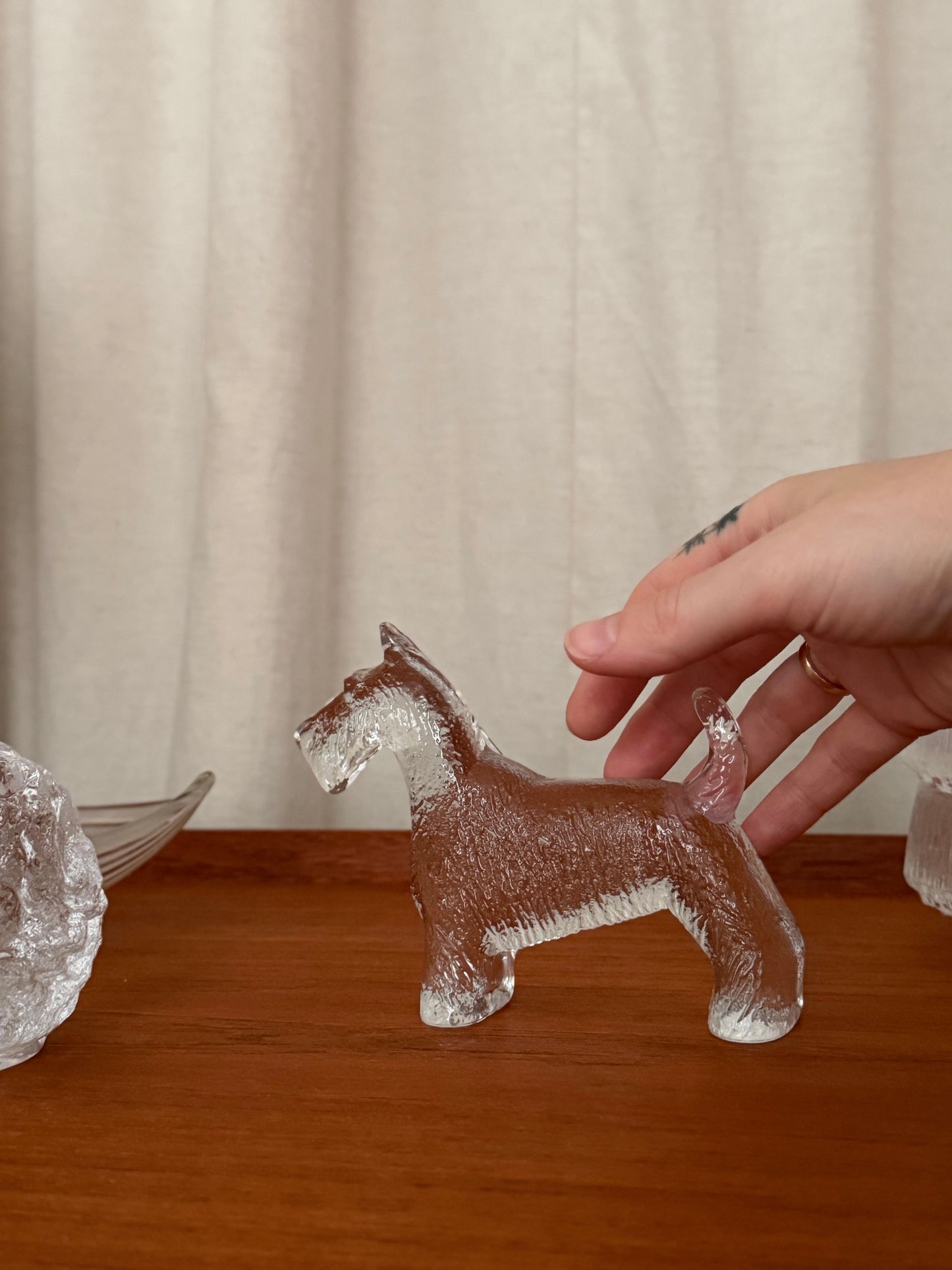 Crystal Schnauzer by Kosta Boda