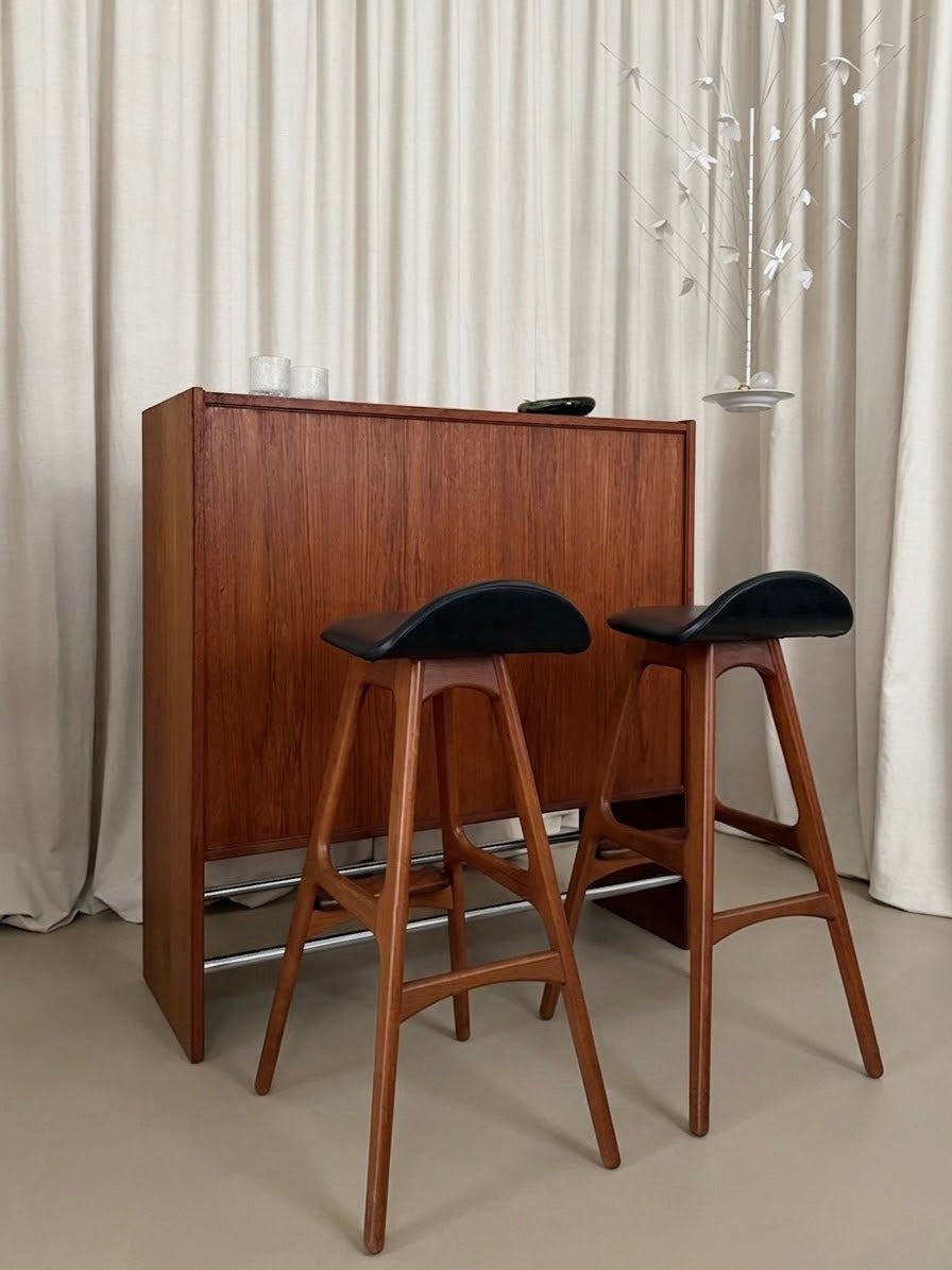 Teak dry bar by Erik Buch for Heltborg Møbler