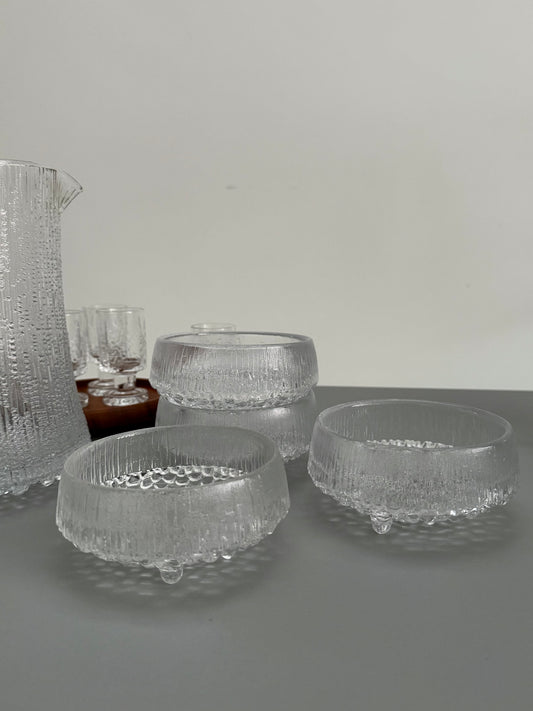 Set of four Ultima Thule bowls by Tapio Wirkkala for Iittala
