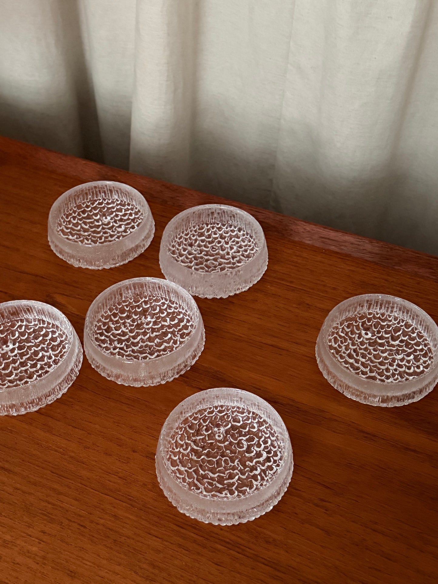 Set of 6 Ultima Thule bowls by Tapio Wirkkala for Iittala