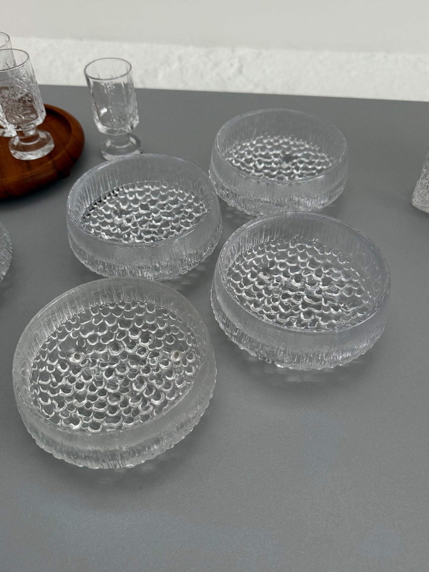 Ensemble de quatre bols Ultima Thule par Tapio Wirkkala pour Iittala