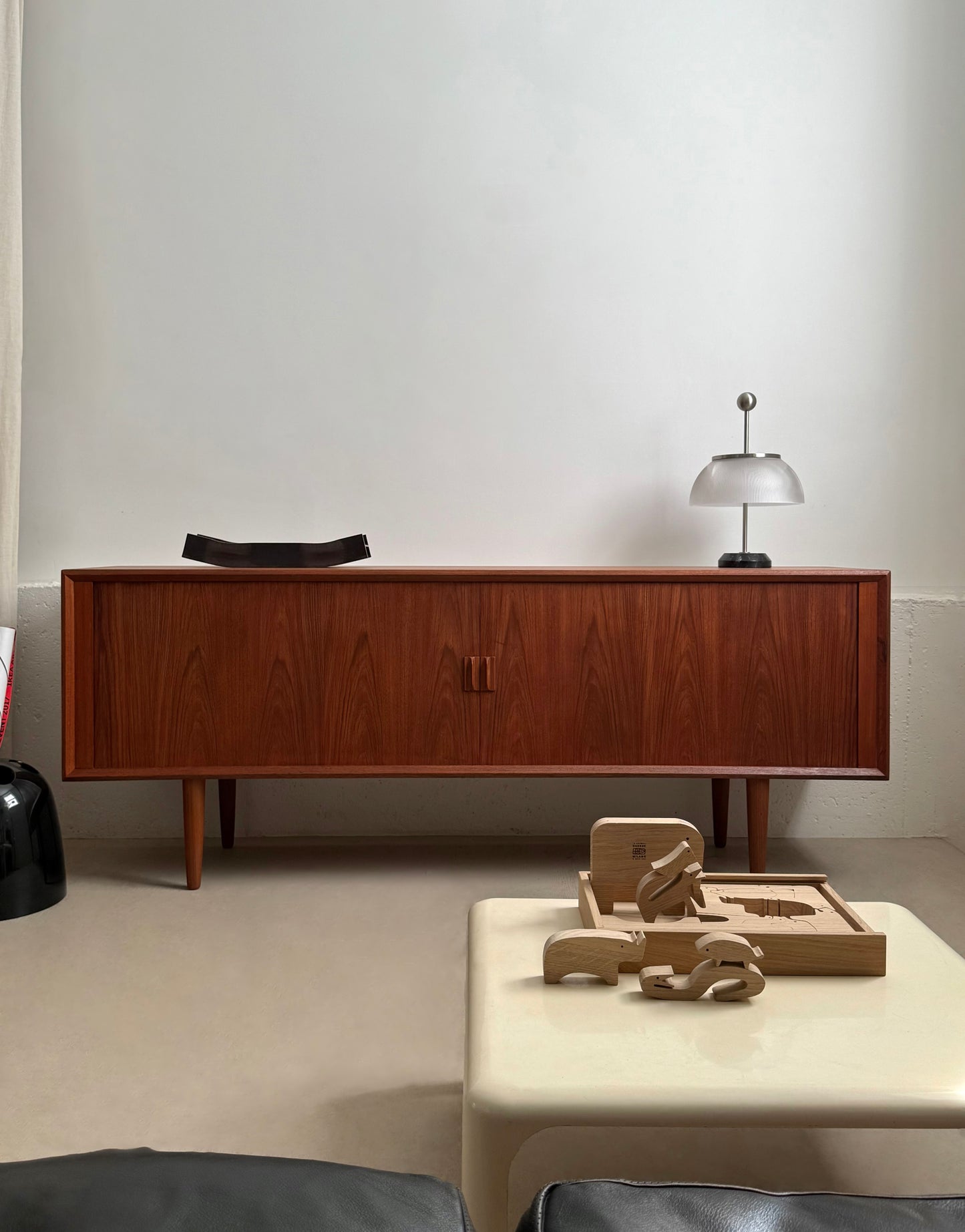 Teak credenza by Svend Aage Larsen for Faarup Møbelfabrik