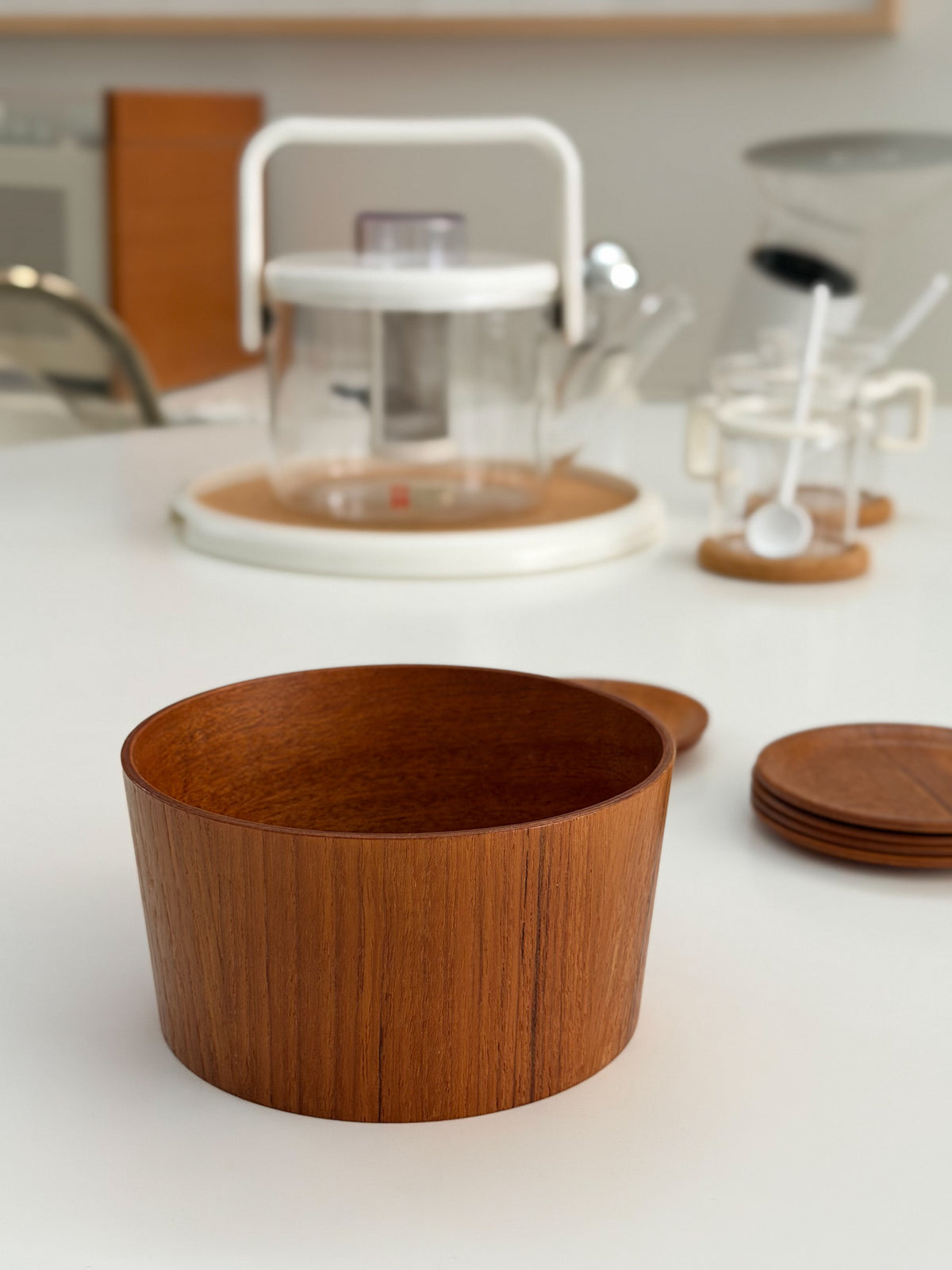 Small teak bowl