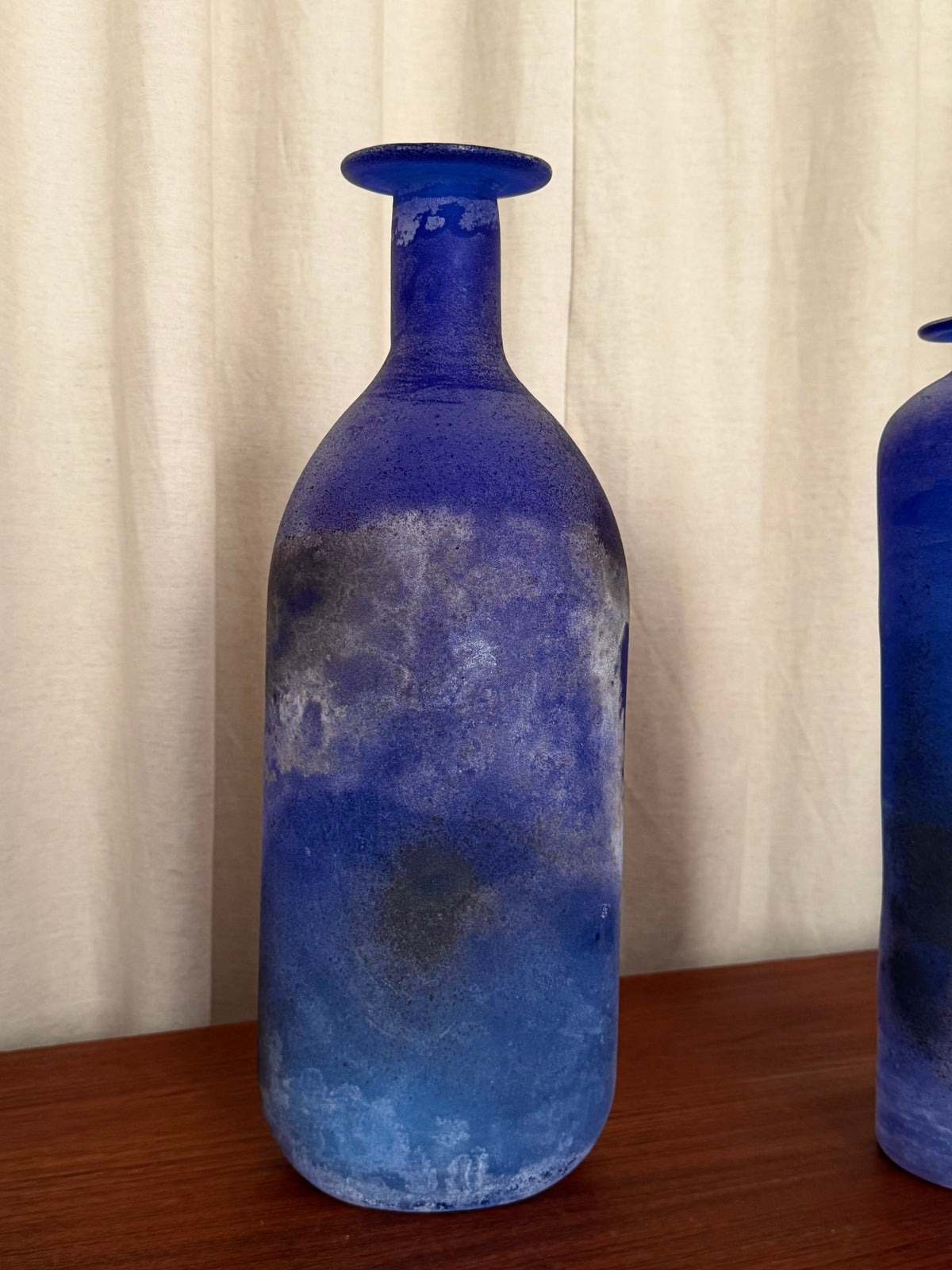 Set of 6 Scavo vases by Cenedese