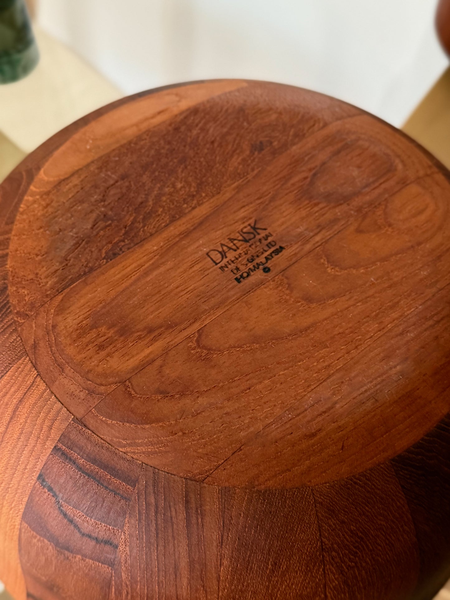 Teak salad bowl by Dansk