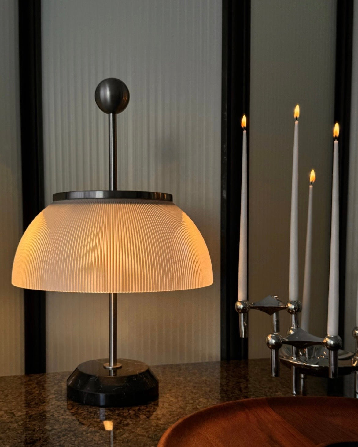 Alfa table lamp by Sergio Mazza