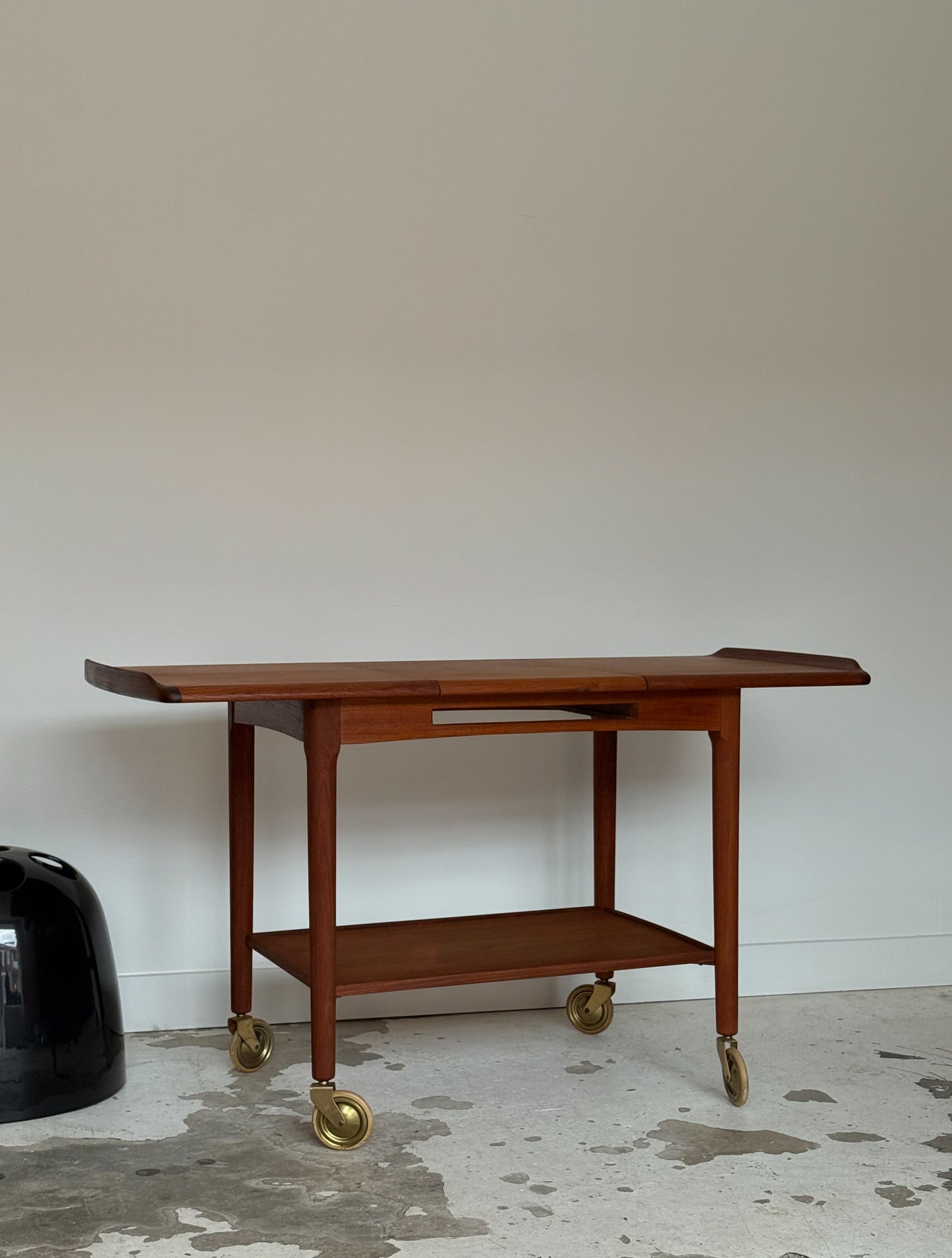 Teak bar cart by Svendborg Møbler