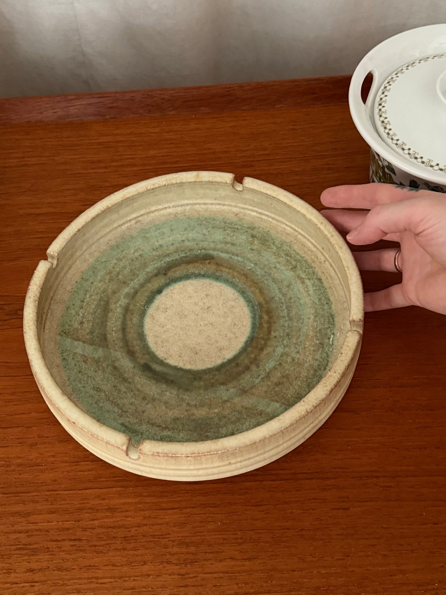 Large ceramic ashtray