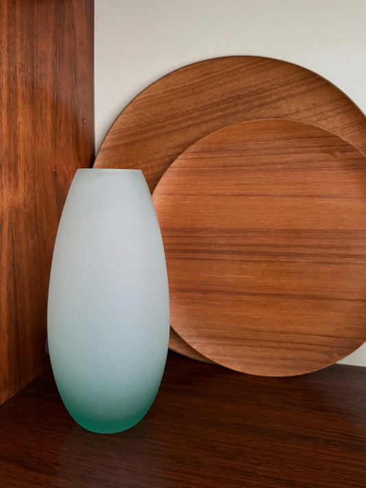 Frosted vase