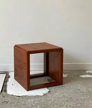Load image into Gallery viewer, Interlocking teak side tables by Kai Kristiansen for Vildbjerg Møbelfabrik

