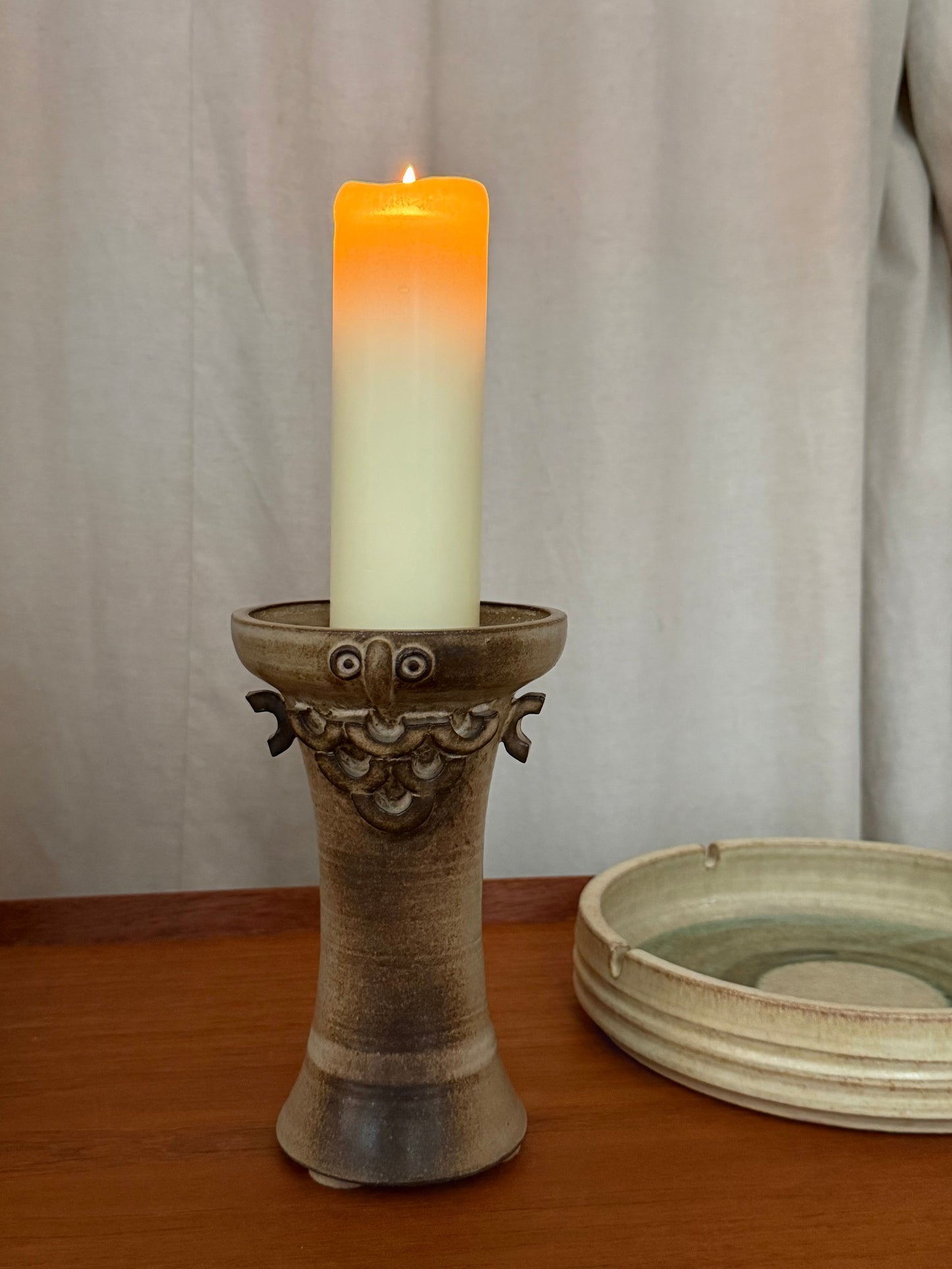 Ceramic candleholder by Eva and Milan Lapka