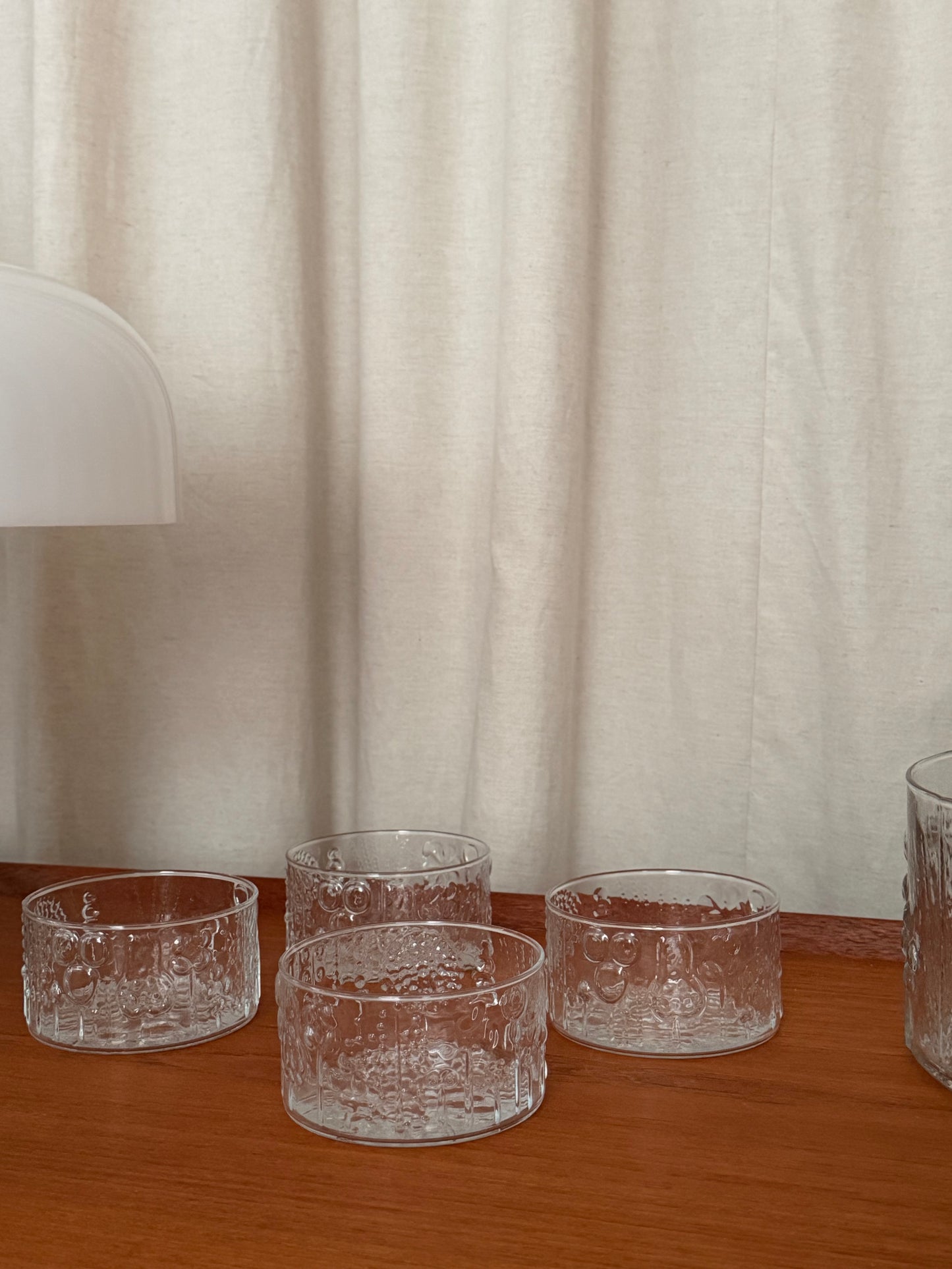 Set of 4 bowls by Oiva Toikka for Nuutajärvi