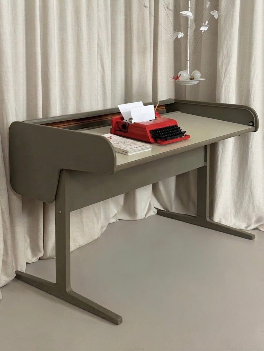Action office roll top desk by George Nelson for Herman Miller