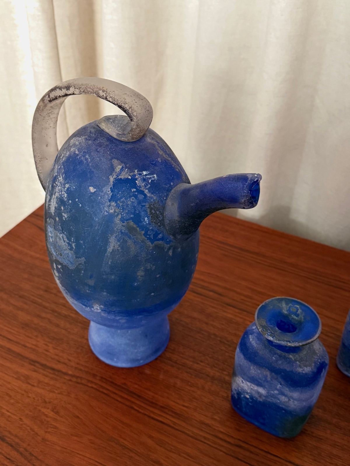 Set of 6 Scavo vases by Cenedese