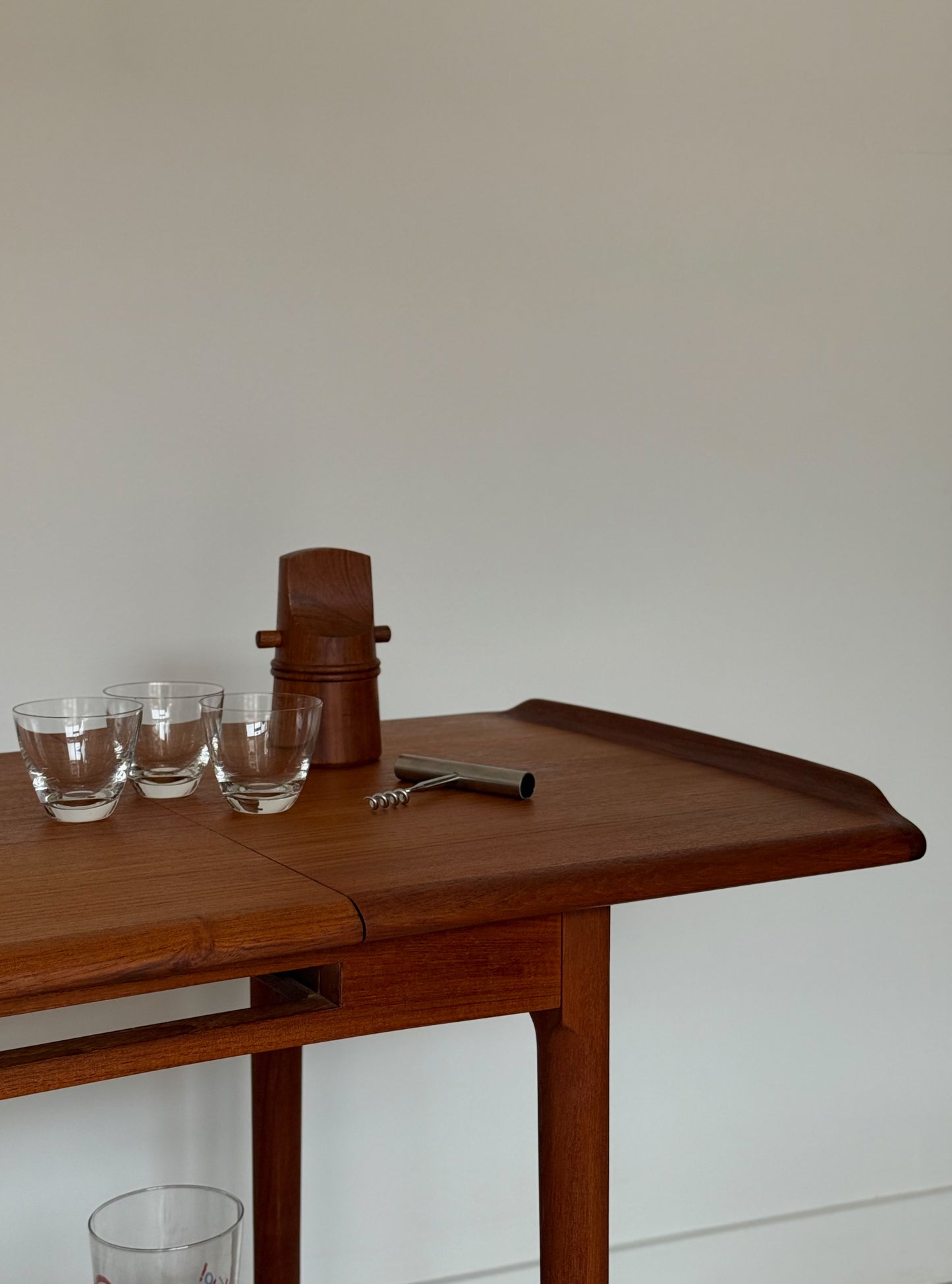 Teak bar cart by Svendborg Møbler