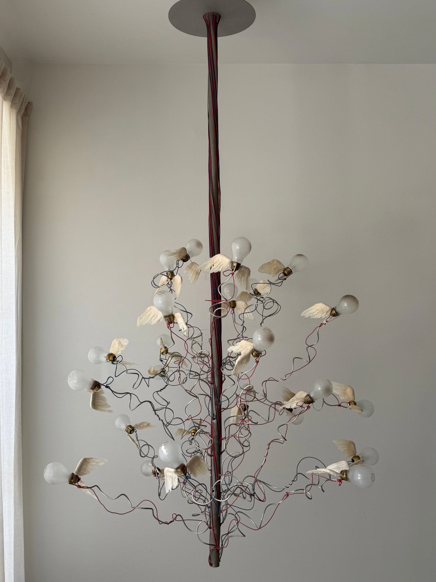 Birds, Birds, Birds hanging lamp by Ingo Maurer