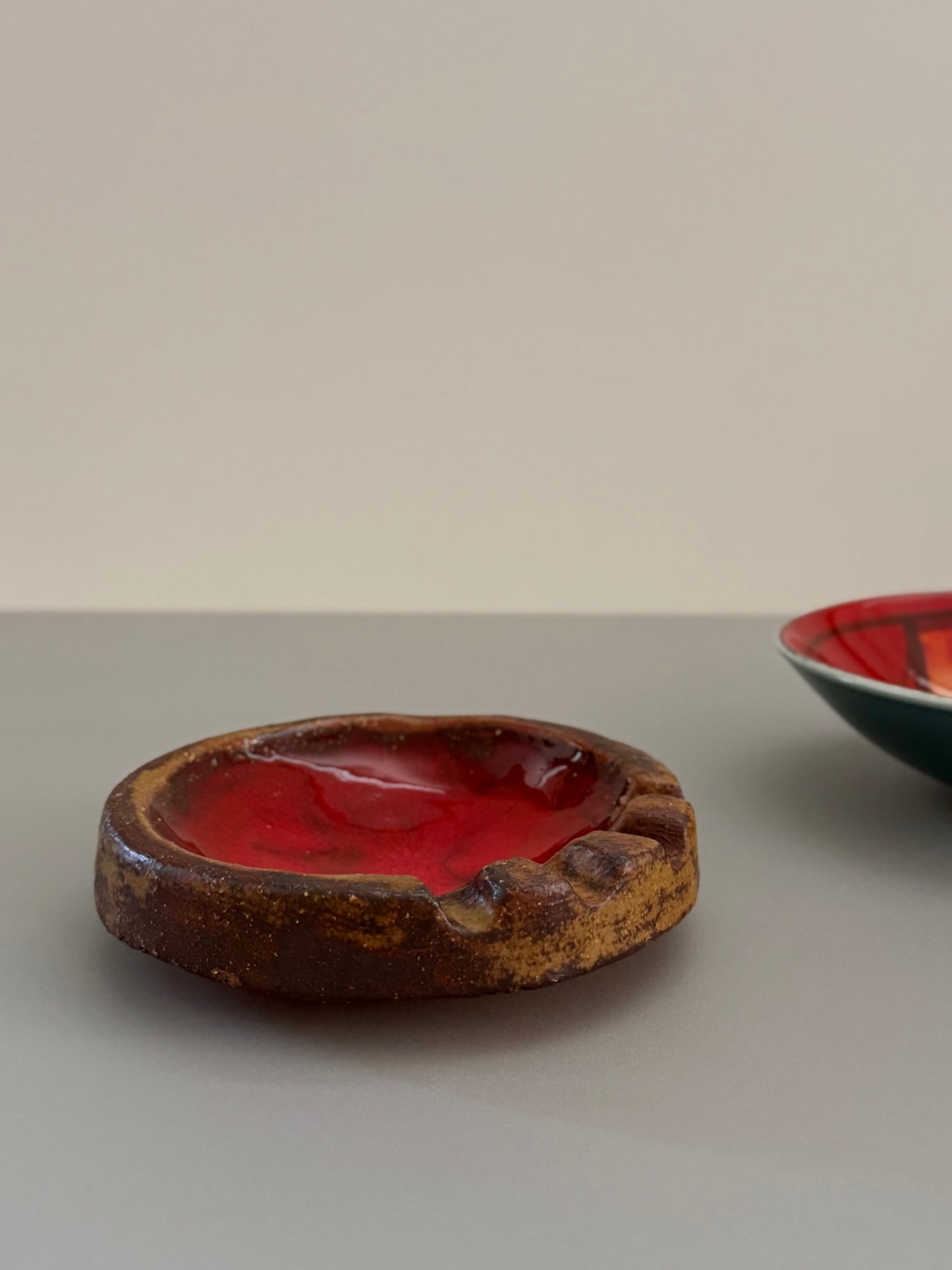 Ceramic ashtray by Charles Sucsan