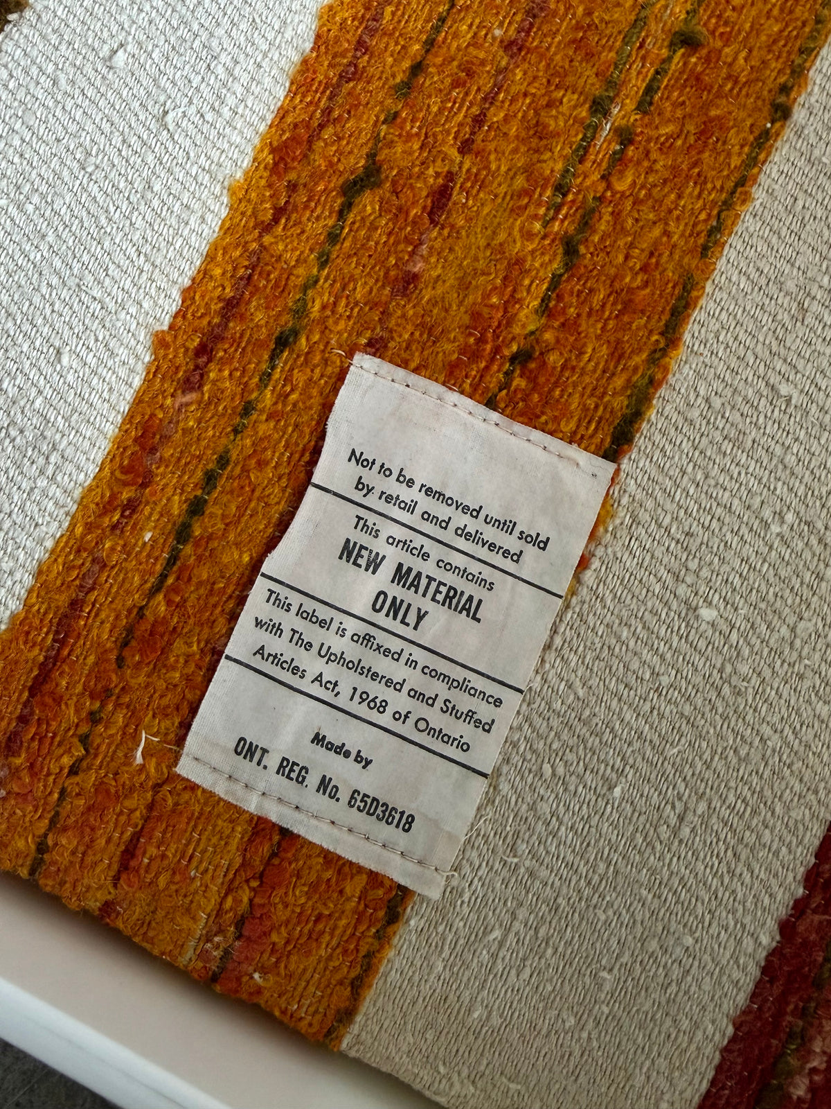 Rare acrylic Canadian club chair