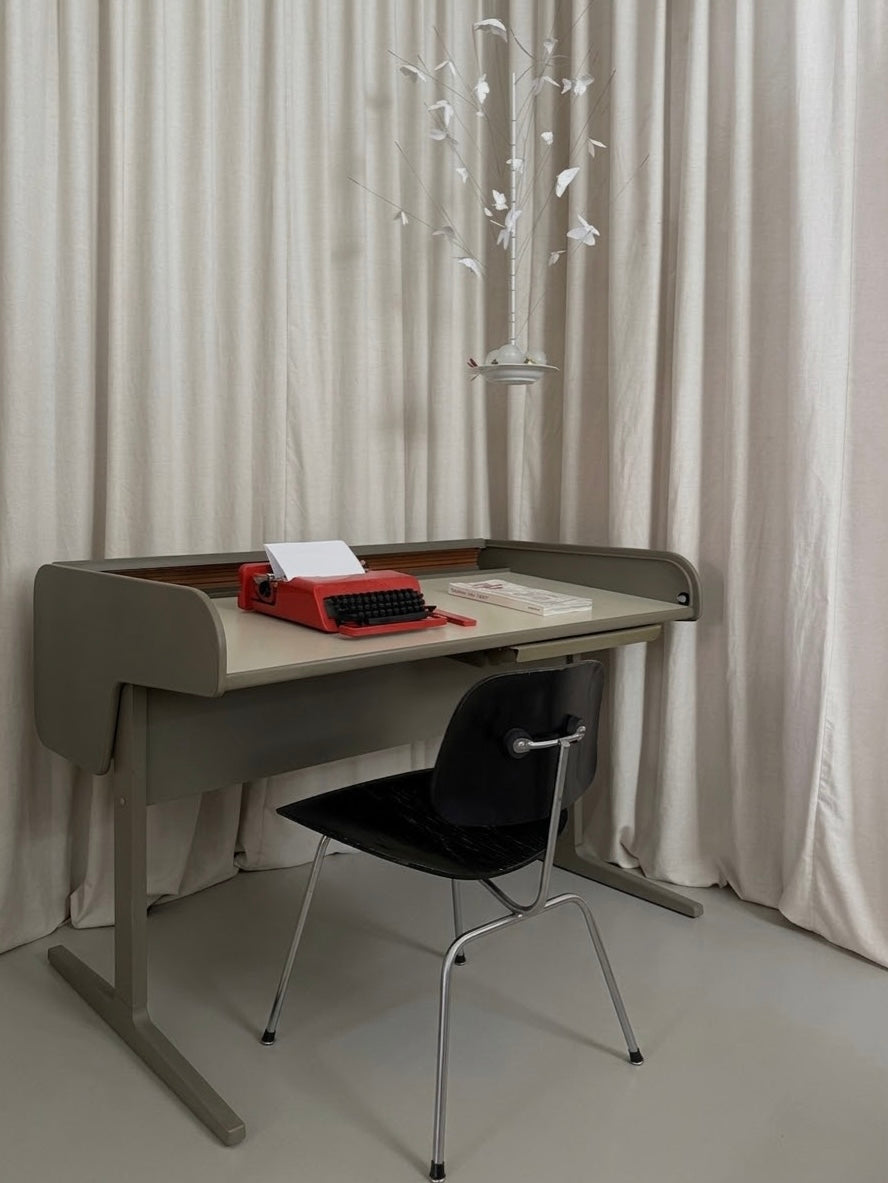 Action office roll top desk by George Nelson for Herman Miller