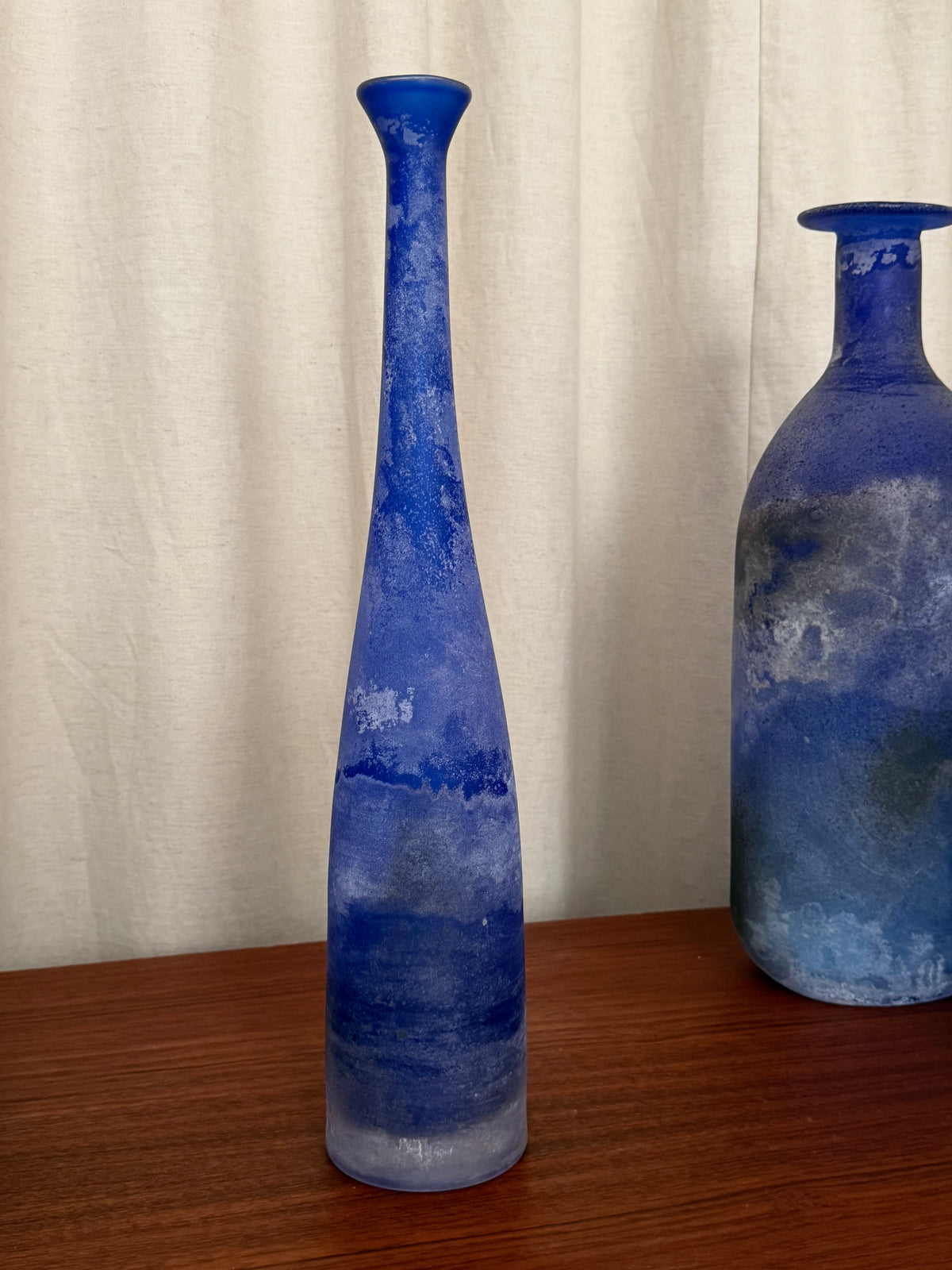Set of 6 Scavo vases by Cenedese