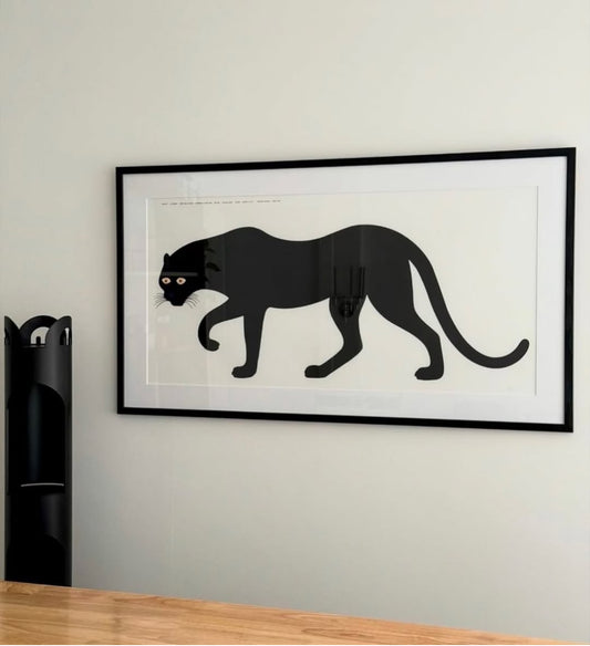 Impression La Pantera par Enzo Mari