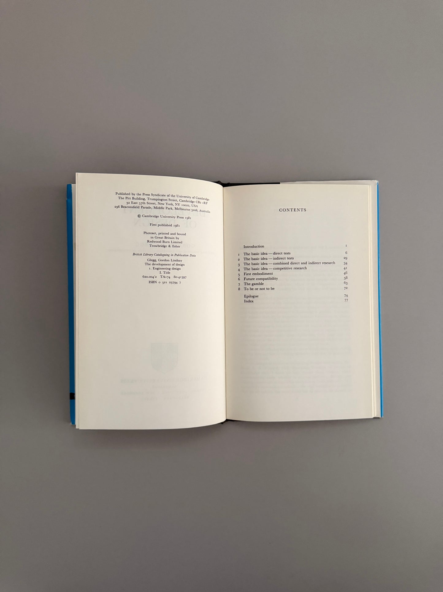 The Development of Design