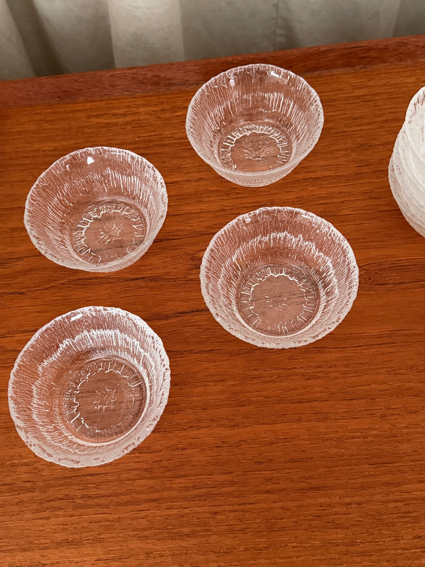 Set of 4 Solaris bowls by Tapio Wirkkala for Iittala